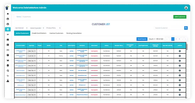 Deletemyinfo platform screenshot 2