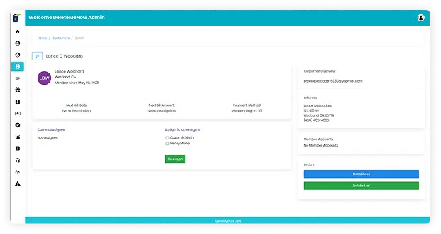 Deletemyinfo platform screenshot 3