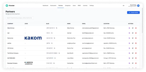 FlixOrder platform screenshot 3