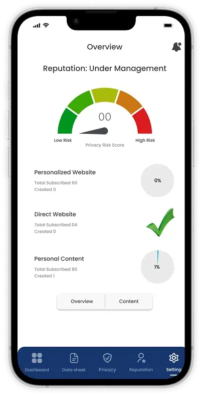 Deletemyinfo app screen 5