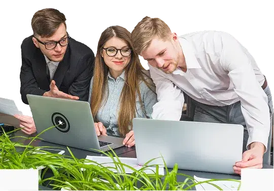 Team working together