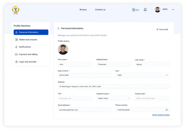 DentalVoyage platform screenshot 2