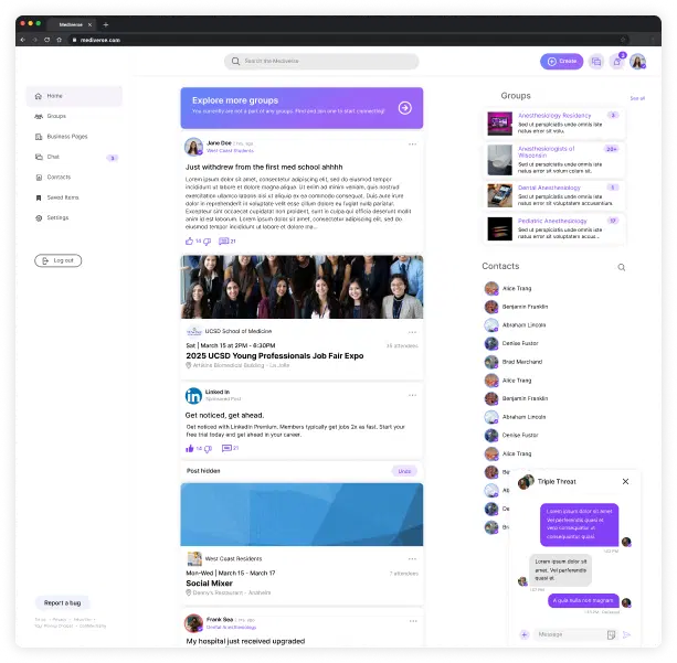 The Mediverse platform screenshot 2