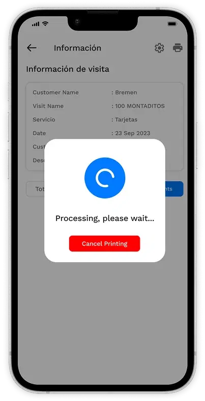 CIFF Laboratorio app screen 4