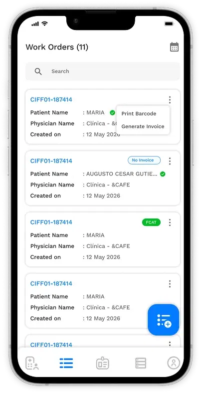 CIFF Laboratorio app screen 7