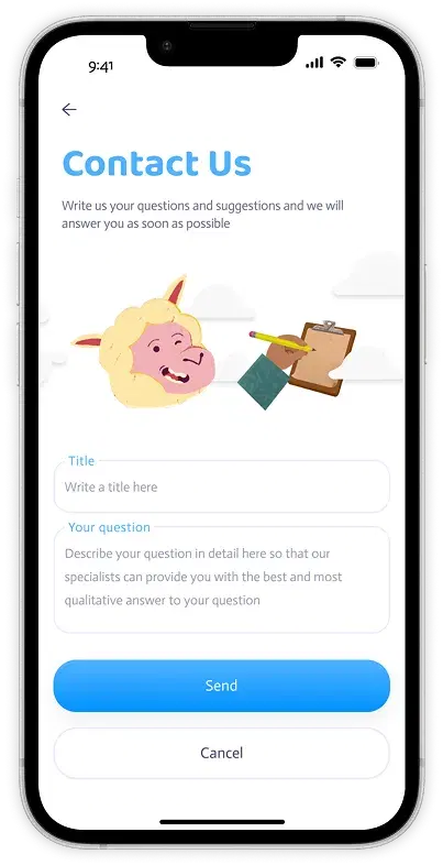 AbbaKid app screen 2