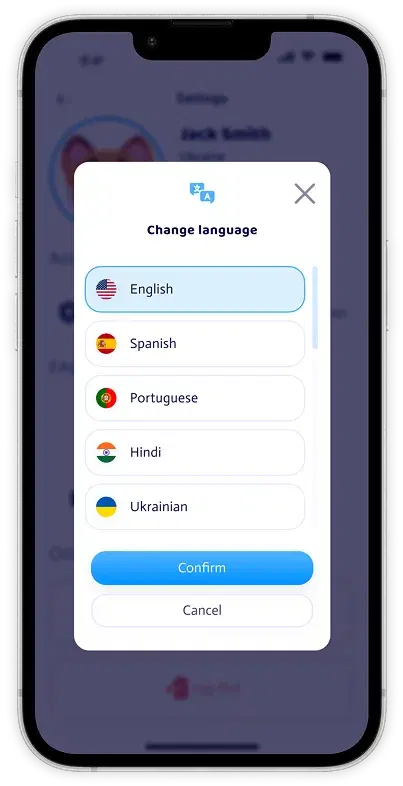 AbbaKid app screen 3