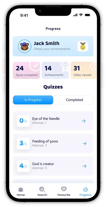 AbbaKid app screen 4