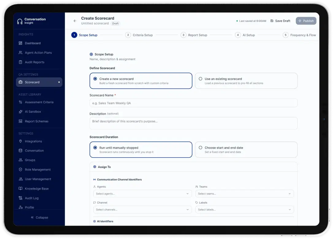 Conversation Insights app screen 3