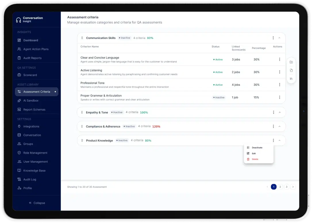 Conversation Insights app screen 4