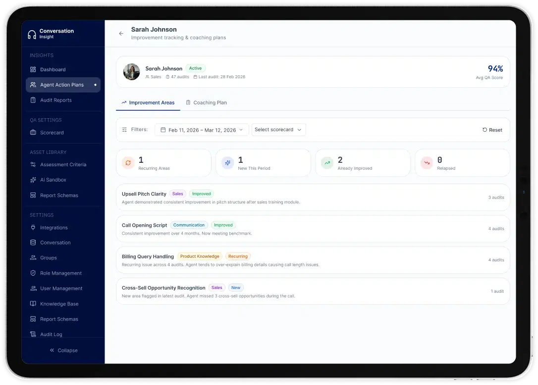 Conversation Insights app screen 5