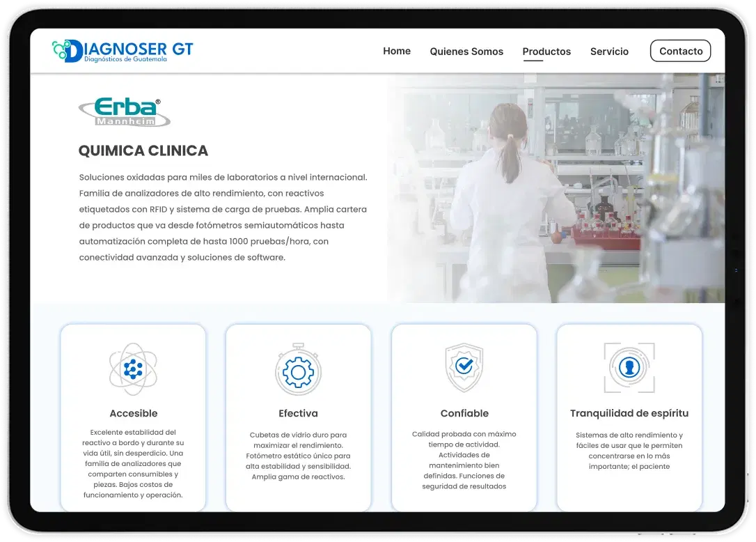 Diagnosergt app screen 1