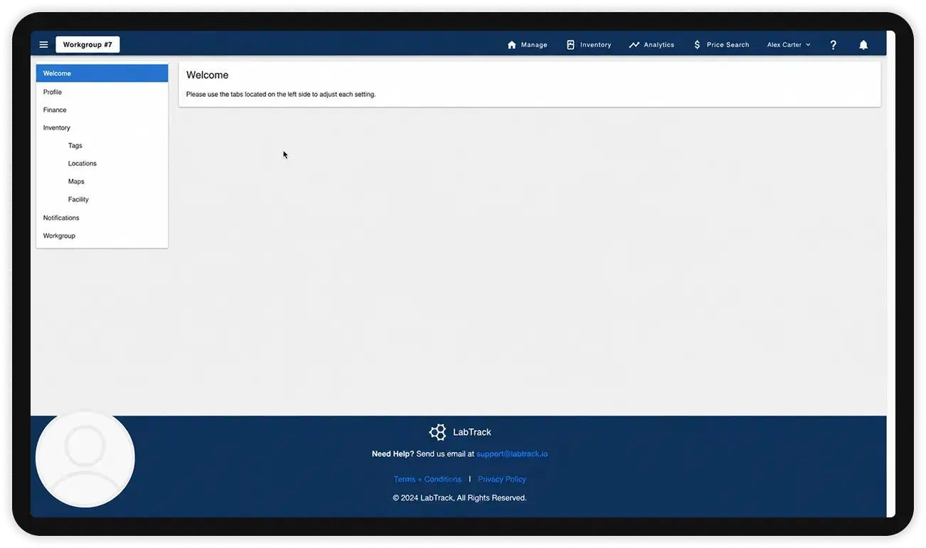 LabSpend app screen 4