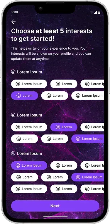 The Mediverse app screen 3